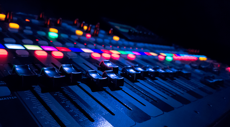 Mixer audio professionale